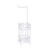 ID USA 223095 Toilet Paper Holder Stand White