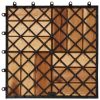 Decking Tiles 11.8"x11.8" Acacia Set of 30