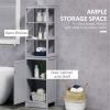 Bathroom Storage Cabinet-Gray