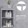 Bathroom Storage Cabinet-Gray