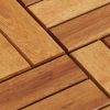 Decking Tiles 11.8"x11.8" Acacia Set of 30