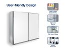 [PICK UP ONLY ] Frameless 2 Doors with 4 Adjustable Shelves both for Surface Recessed Medicine Cabinet