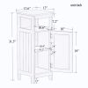 Bathroom Single Door Cabinet with Adjustable Shelf – Versatile and Elegant Storage Solution