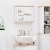 Bathroom Cabinet with Mirror-White