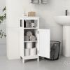 Bathroom Single Door Cabinet with Adjustable Shelf – Versatile and Elegant Storage Solution