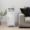 Bathroom Single Door Cabinet with Adjustable Shelf – Versatile and Elegant Storage Solution