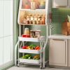 Joybos® 3-Tier Bathroom Metal Organizer Shelf Over Toilet With Doors