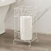ID USA 223095 Toilet Paper Holder Stand White
