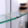 [PICK UP ONLY ] Frameless 2 Doors with 4 Adjustable Shelves both for Surface Recessed Medicine Cabinet