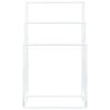 Freestanding Towel Rack White 18.9"x9.4"x31.1" Iron