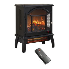 18 inch 3D Infrared Electric Stove with remote control (Color: as Pic)